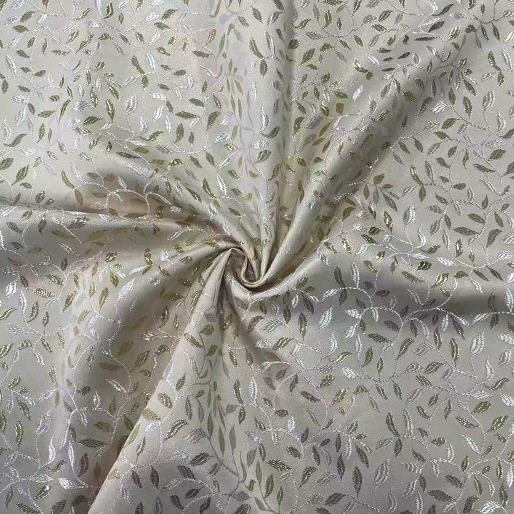 3D Floral Jacquard Brocade Fabric - 100% Polyester for Apparel & Formal Wear Jacquard fabric