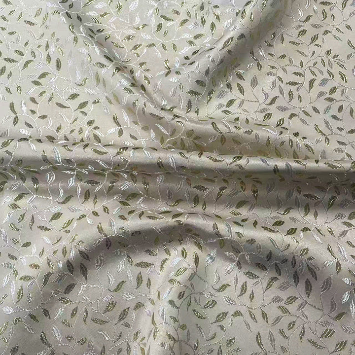 3D Floral Jacquard Brocade Fabric - 100% Polyester for Apparel & Formal Wear Jacquard fabric