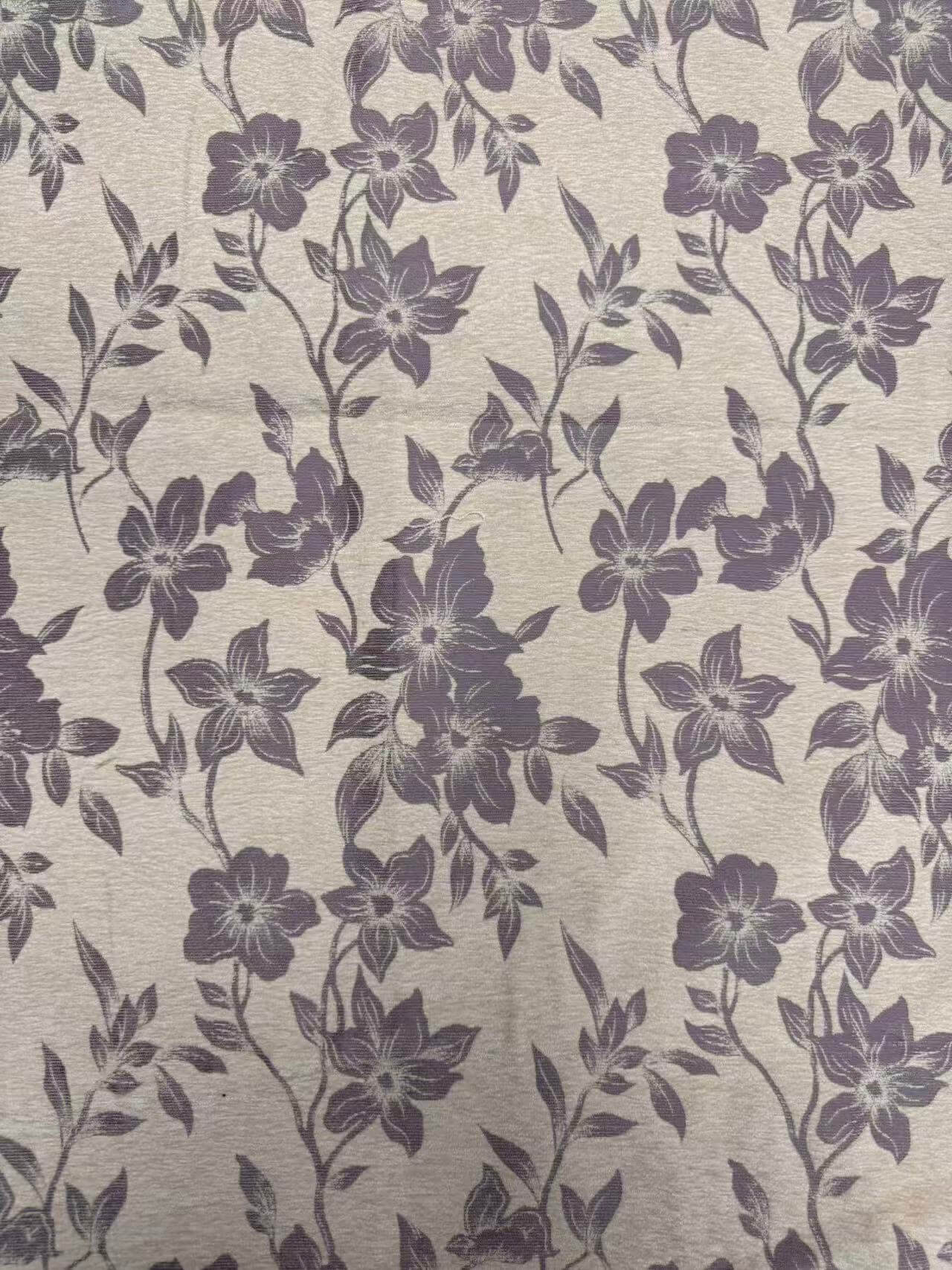 Elegant Vine Floral Chenille Jacquard Fabric Jacquard Fabric