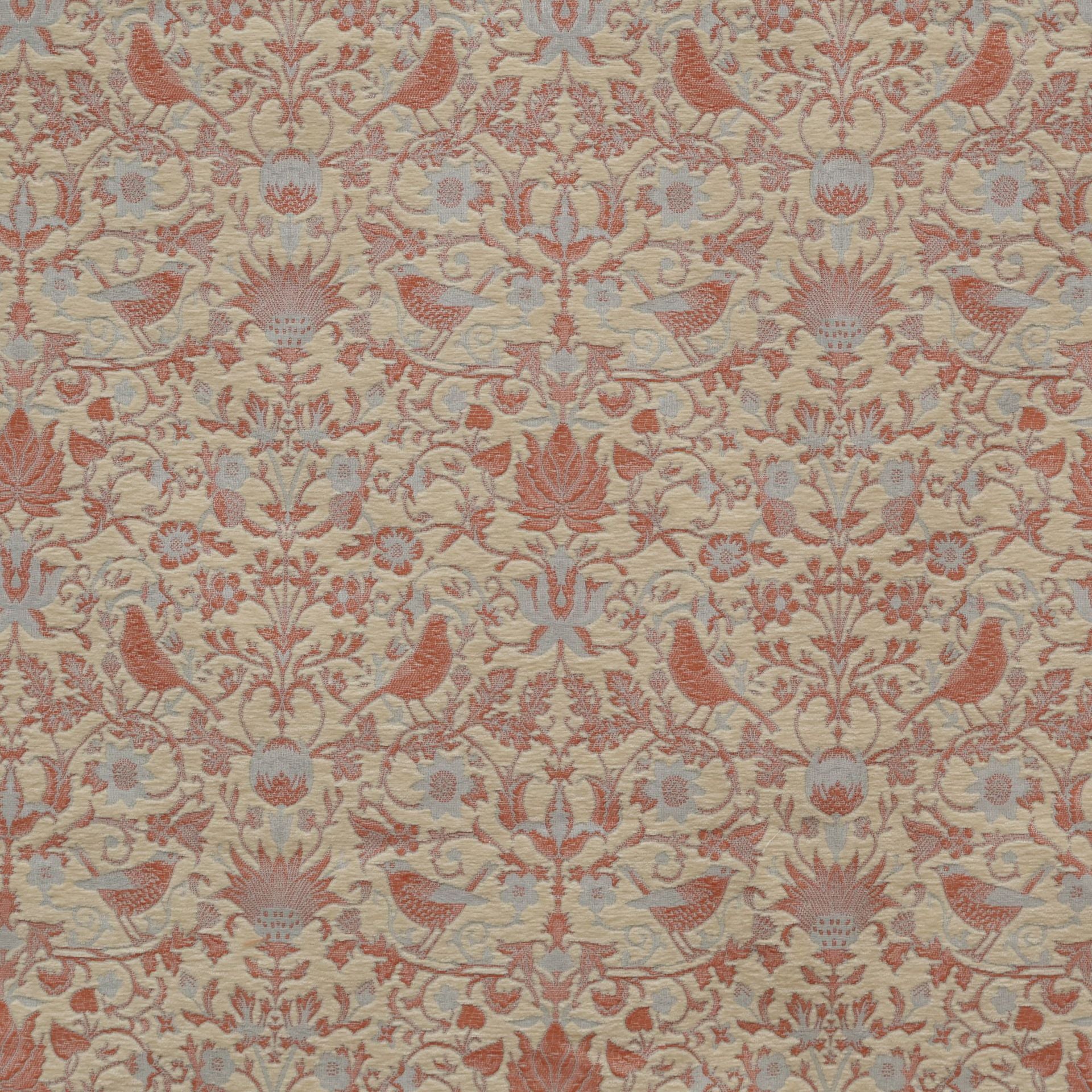 Bird & Floral Jacquard Chenille Fabric – OEM Custom Upholstery | 8 Colors Chenille Jacquard