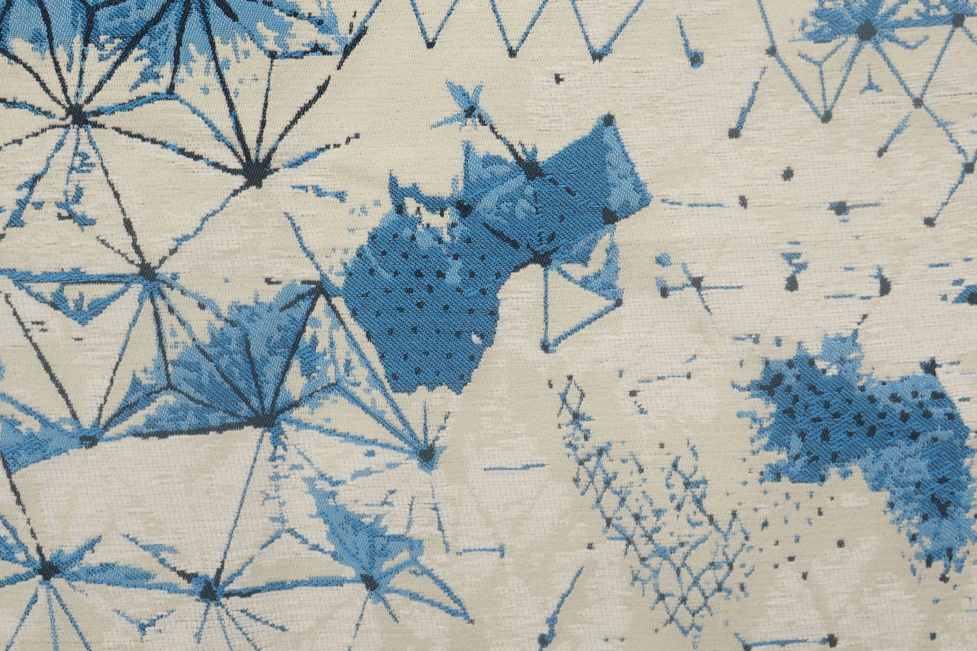 Botanical Chenille Jacquard Fabric for Contemporary Upholstery & Home Textiles Chenille Jacquard Fabric