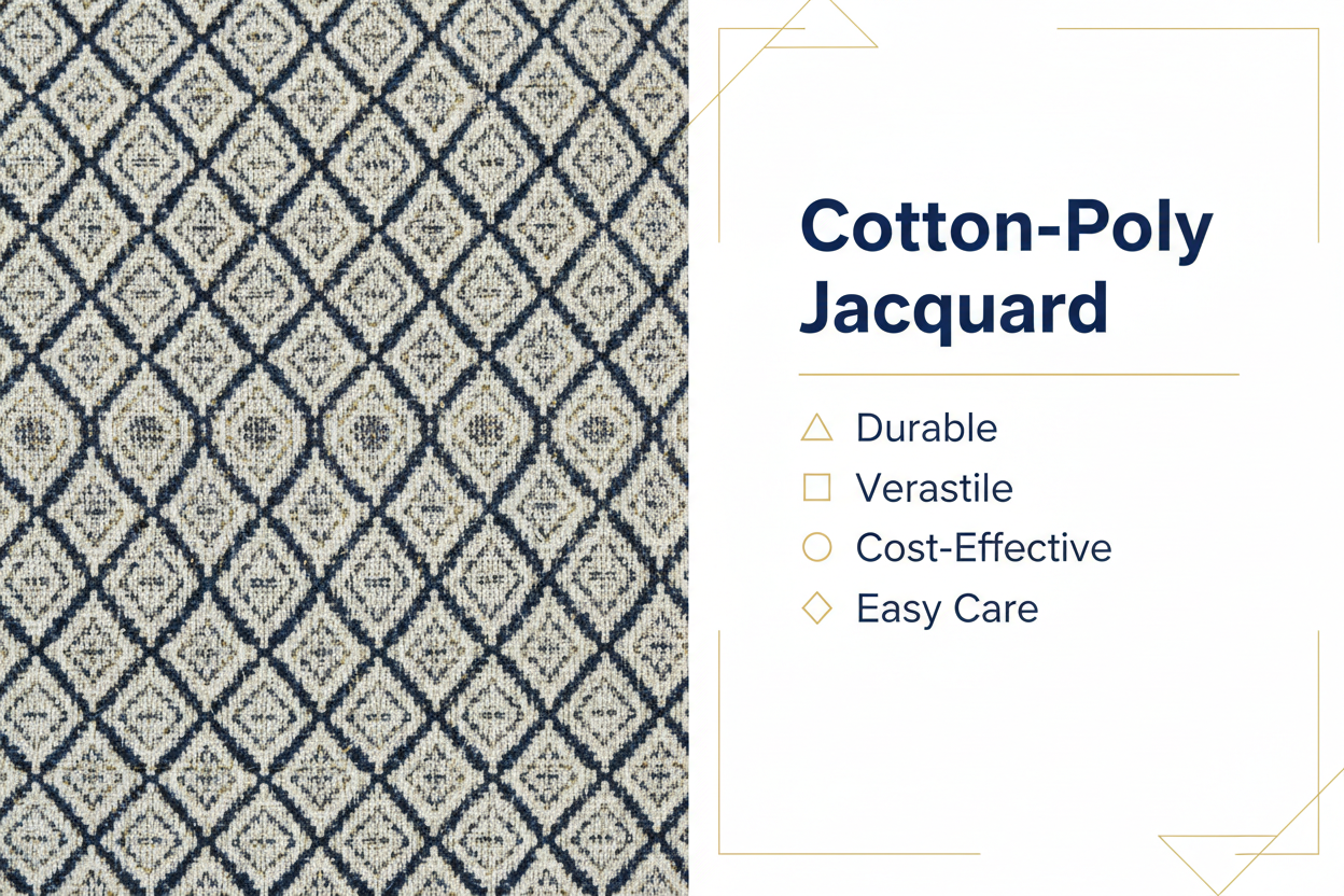 Cotton-Poly Jacquard Style B