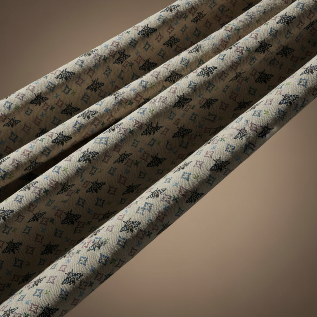 Geometric Jacquard Fabric – 300gsm Diamond Pattern | Cotton-Poly Blend | 148-300cm Width | OEM Custom Upholstery Specialty Yarn Jacquard