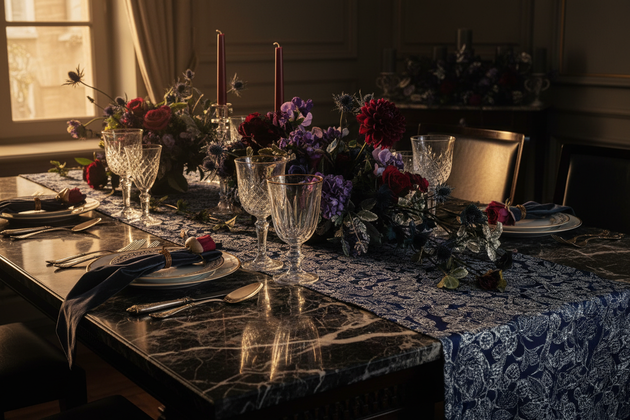 Gucci风格桌旗场景