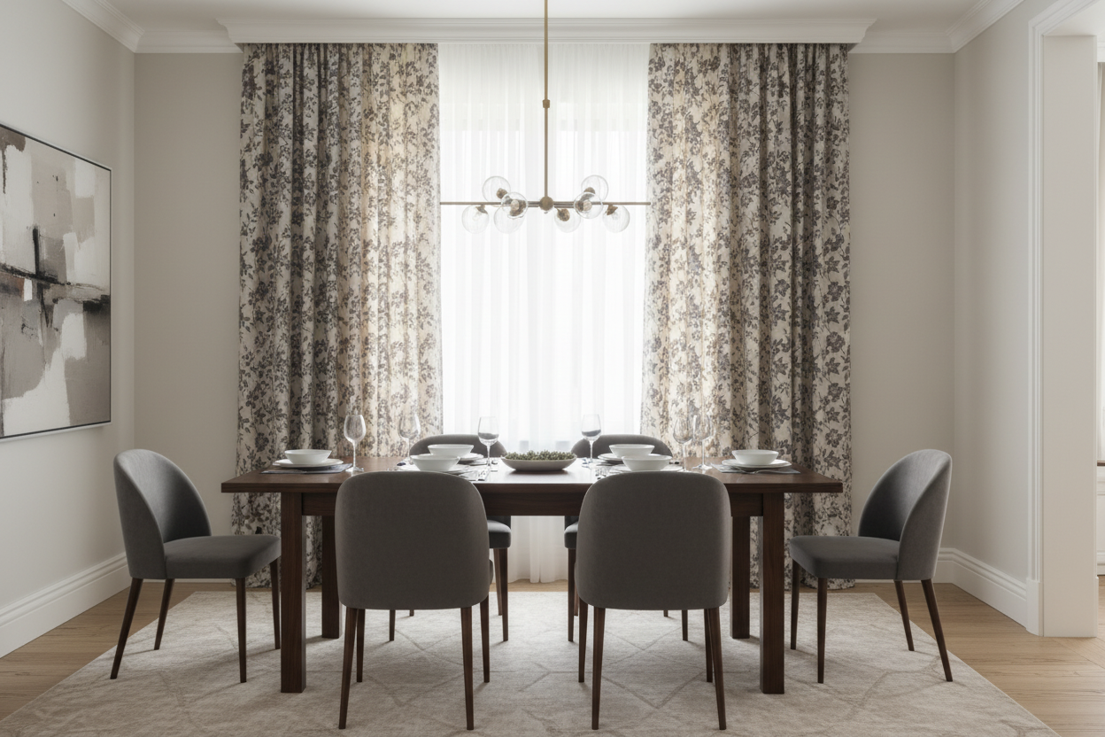 Elegant Vine Floral Chenille Jacquard Fabric Jacquard Fabric