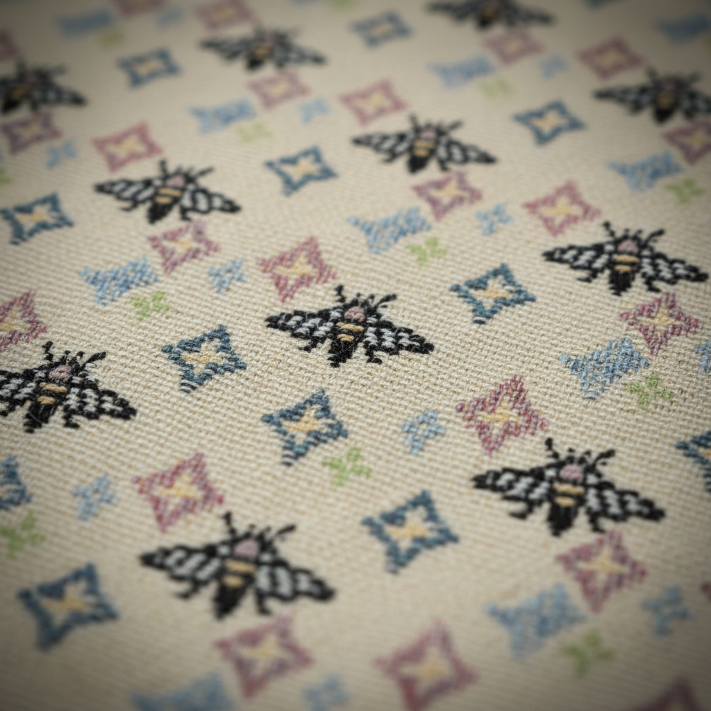 Geometric Jacquard Fabric – 300gsm Diamond Pattern | Cotton-Poly Blend | 148-300cm Width | OEM Custom Upholstery Specialty Yarn Jacquard