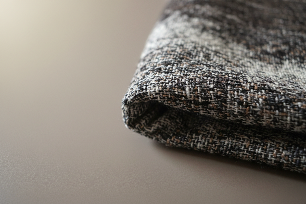 Abstract Brushstroke Jacquard Fabric - Heavy Weight Cotton-Poly Blend for Upholstery & Contemporary Interiors Cotton-Poly Jacquard Fabric